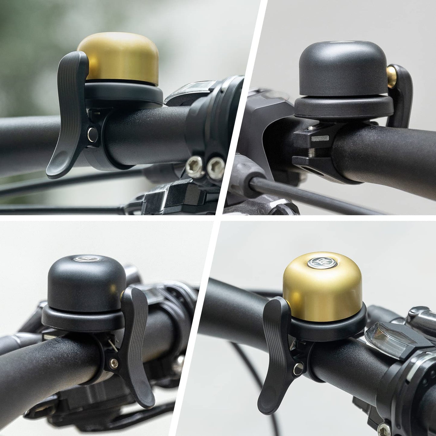 AirTag+AirTag Bike Bell, Anti-Theft Tracker for 0.87"/22.2mm, 1"/25.4mm, Handlebars