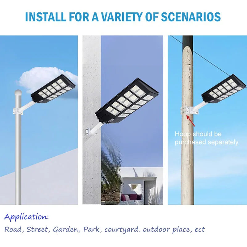 3000W Solar Street Light All in One Solar Street Light Super Brightness