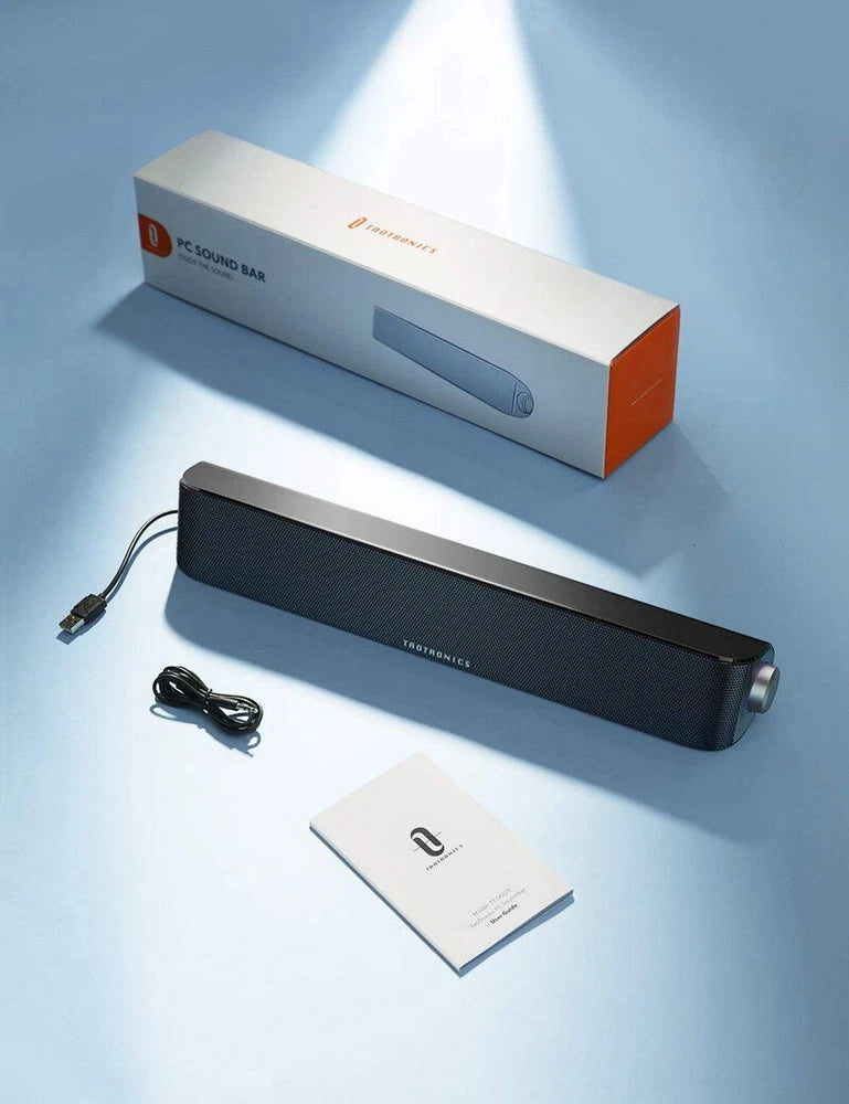 TaoTronics TT-SK028 Computer Speaker Bluetooth 5.0 Wireless PC Soundbar