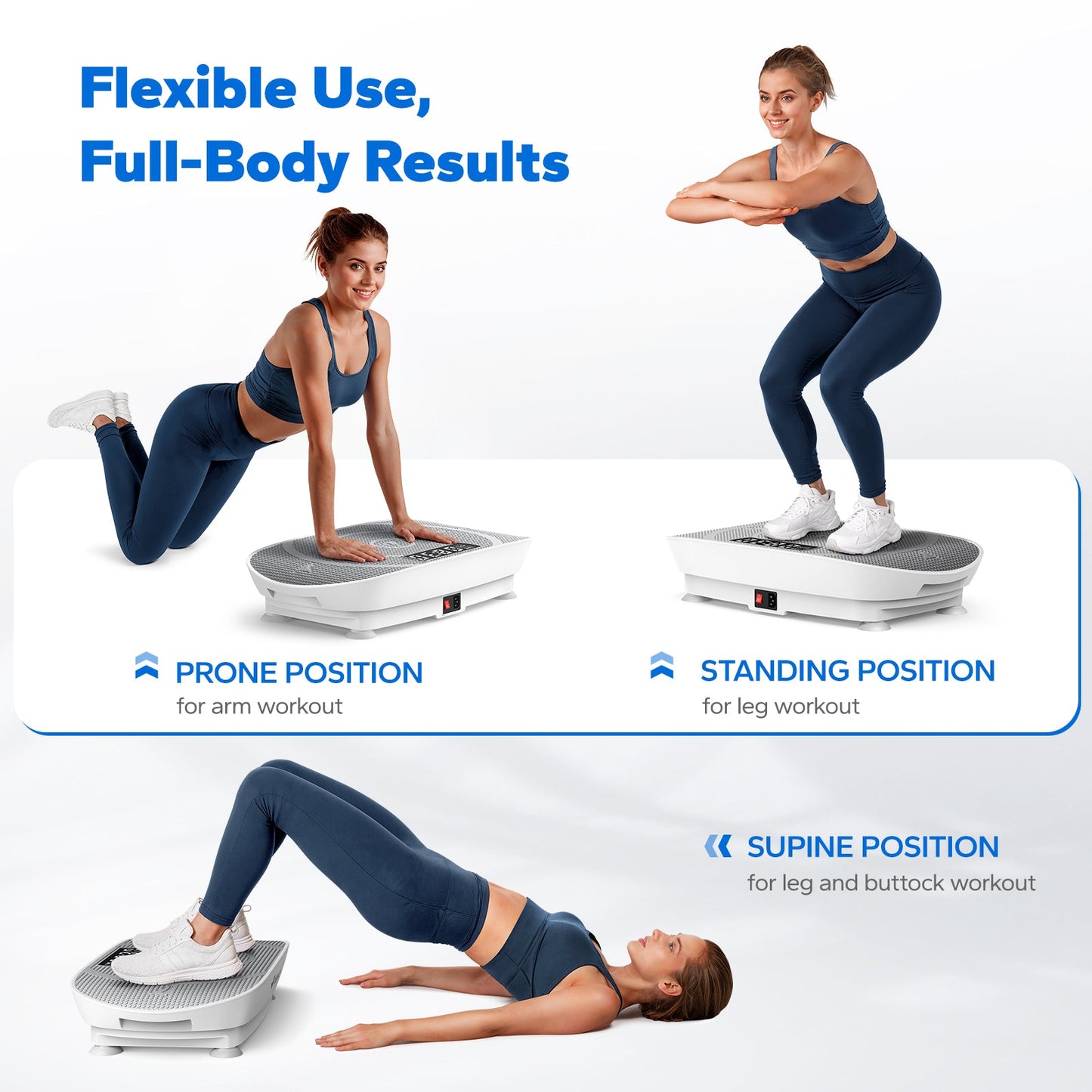 Merach CV30 Curved Portable Slim Vibration Plate for Beginners