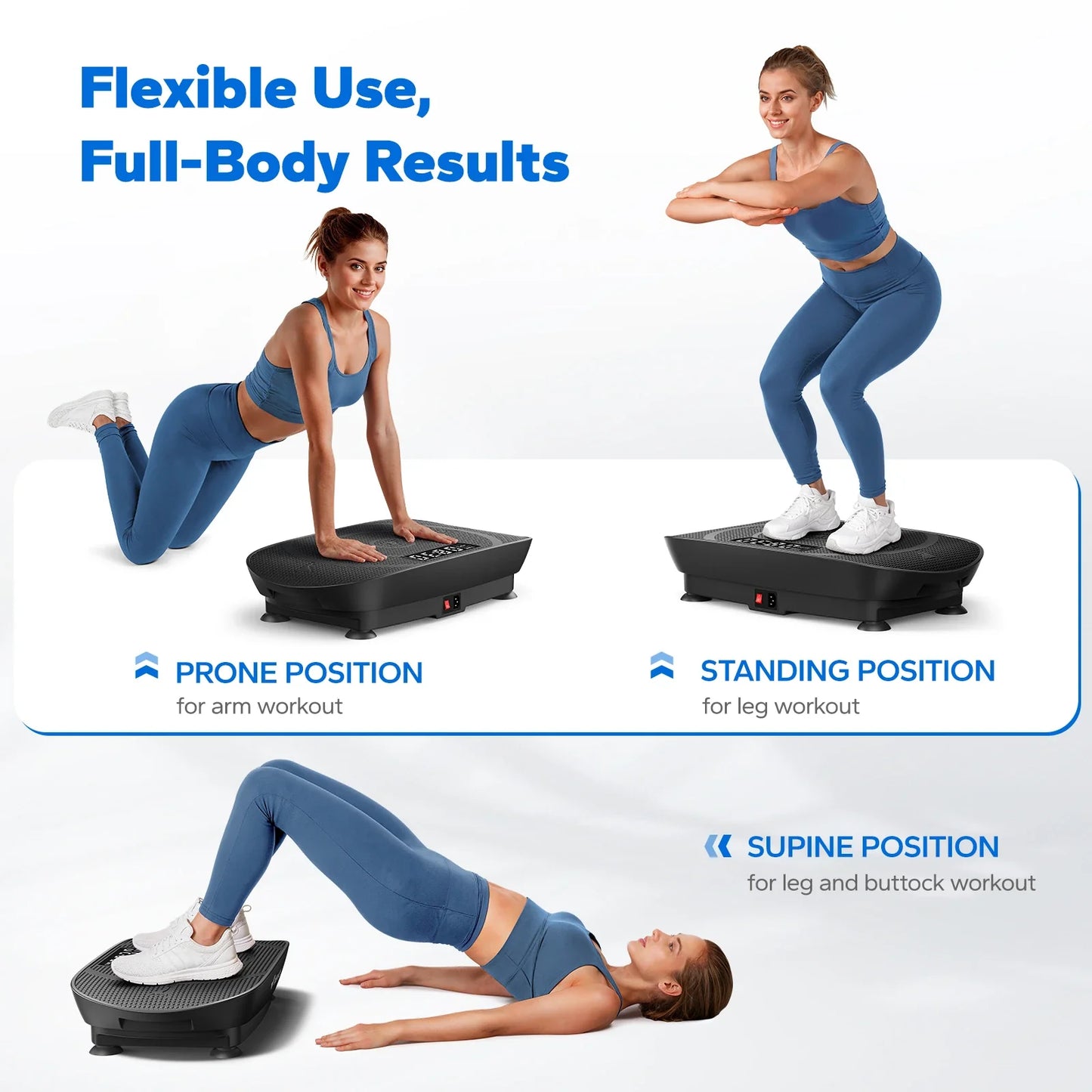 Merach CV30 Curved Portable Slim Vibration Plate for Beginners