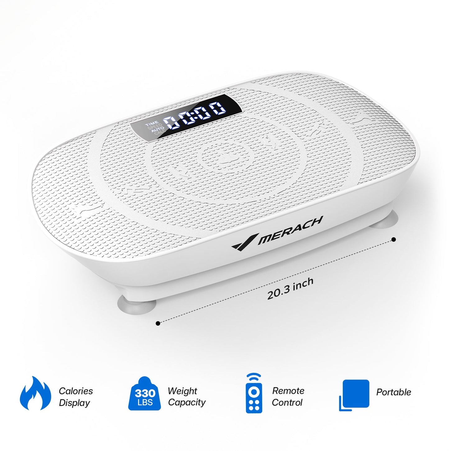 Merach CV30 Curved Portable Slim Vibration Plate for Beginners