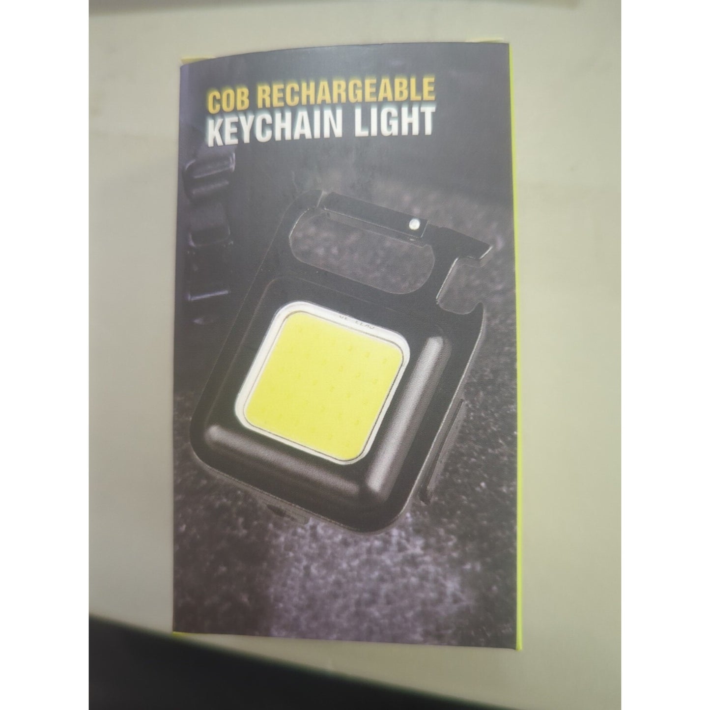 cob rechargeable keychain light