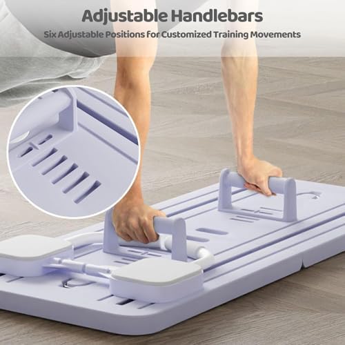 Multi-Function Roller Exercise Machine,Abdominal Board for Full Body Workout - Multi-Functional Automatic Rebound Abs Exercise Equipment for Home Gym - Get Toned Abs Fast!