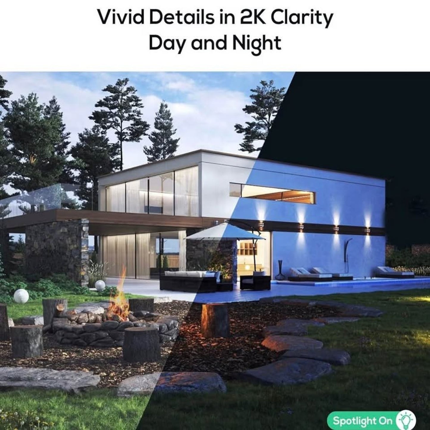 Kittyhok Solar Security Cameras Wireless Outdoor, 360° Pan & Tilt Home Security