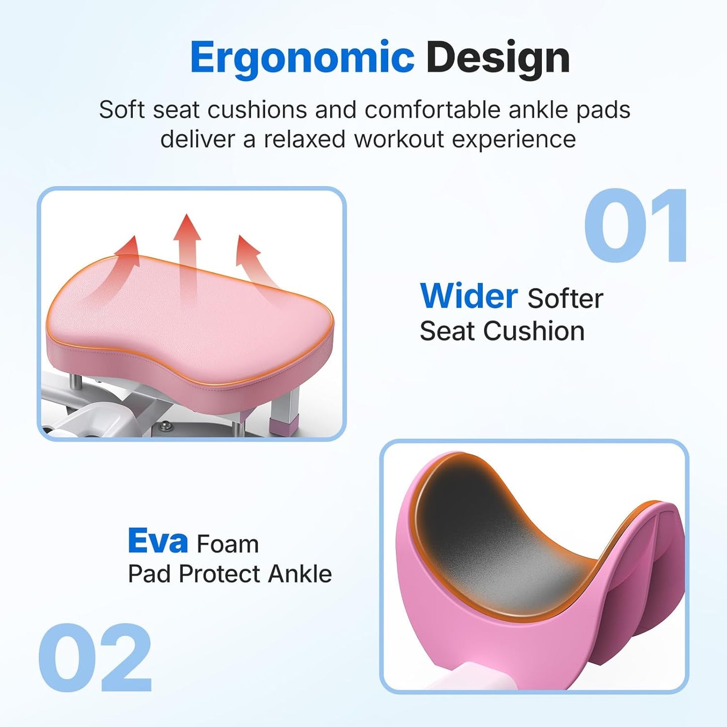 MERACH Split Machine, Leg Stretcher for Flexibility, 180° Stretching Equipment with 6-Level Length Adjustment & Comfortable Pad, Home Stretch Machine for Dance, Gymnastics, 300lbs Capacity