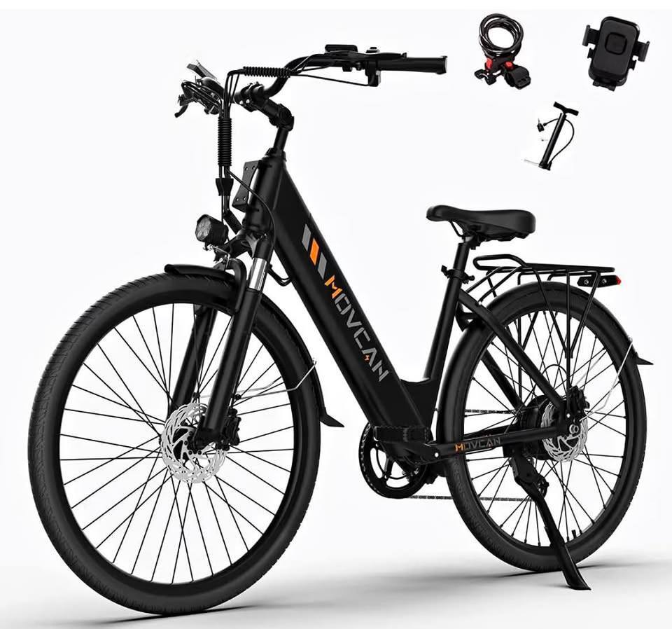 Movcan V80 Ebike, 1000W Motor 28MPH 26'' 48V 13Ah