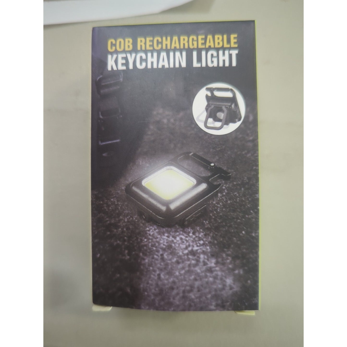 cob rechargeable keychain light