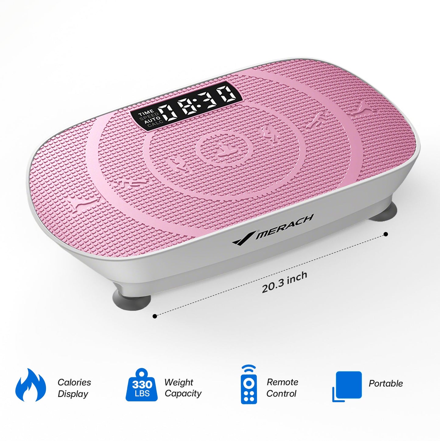 Merach CV30 Curved Portable Slim Vibration Plate for Beginners