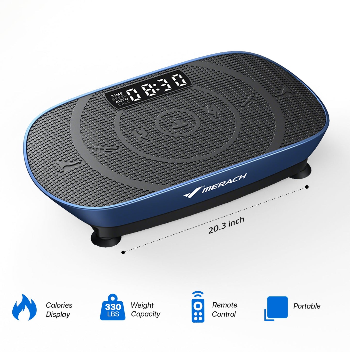 Merach CV30 Curved Portable Slim Vibration Plate for Beginners